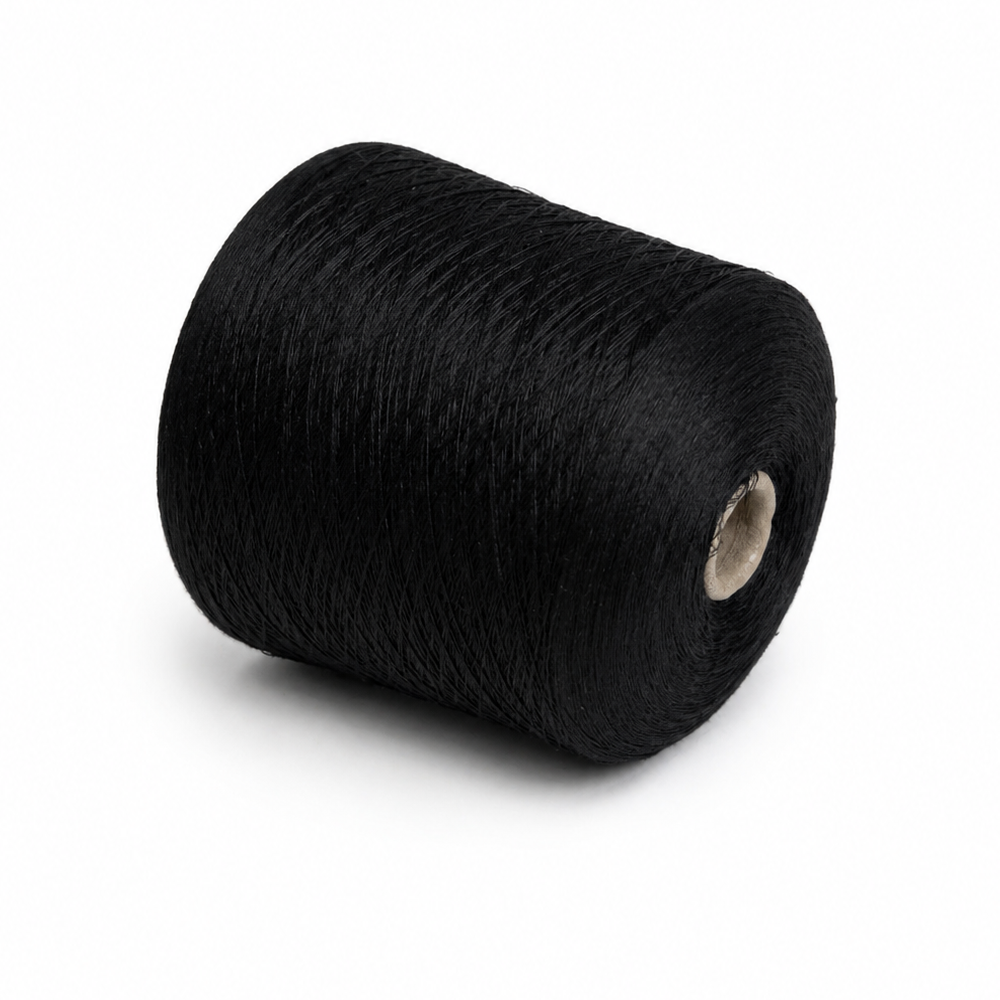 Linen Air (L203) - 100% European Linen (лён), цвет A001 (черный), 2/28NM