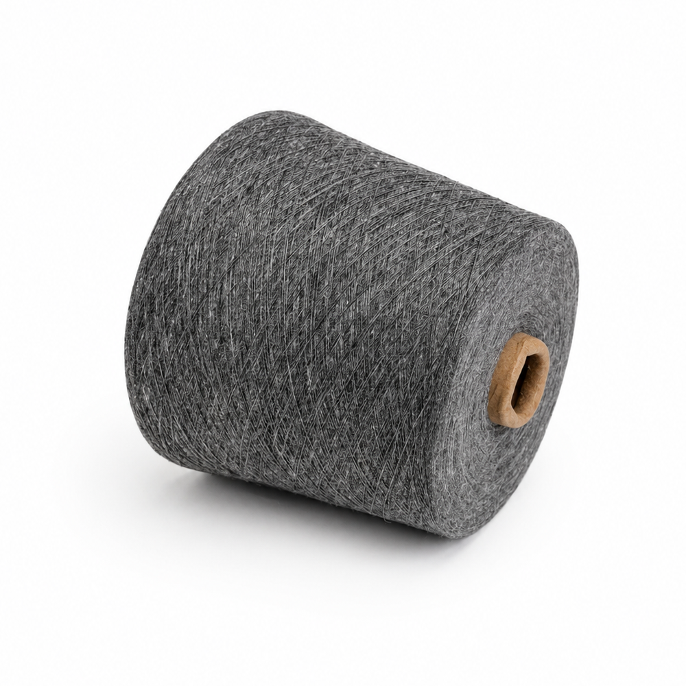 Linen Soft (LC06) - 55% лён, 45% хлопок, цвет 039 (темно-серый меланж), 2/30NM